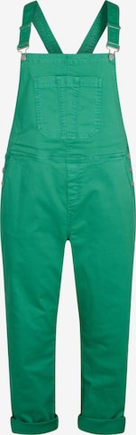 regular Jeans con pettorina di Zizzi in verde: frontale