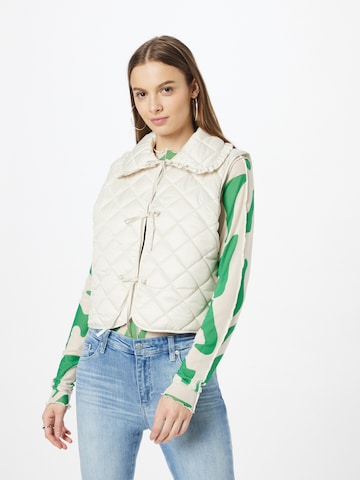 Monki - Colete em branco: frente