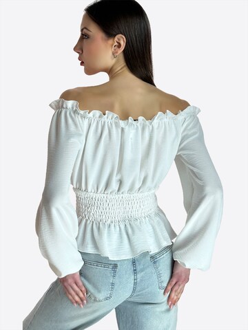 Elara Bluse in Weiß