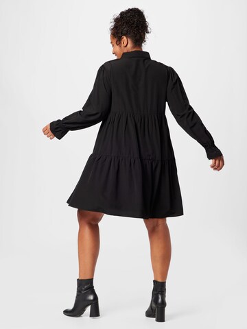 GLAMOROUS CURVE Shirt Dress in Black