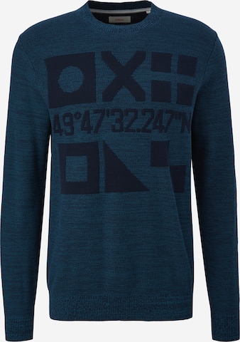 Pull-over s.Oliver en bleu : devant