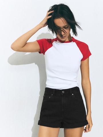 Pull&Bear Baggy Shorts in Schwarz