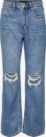 VERO MODA Wide leg Jeans 'Kithy' i blå: framsida