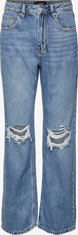 VERO MODA Wide leg Jeans 'Kithy' in Blue: front