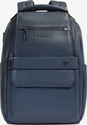 Sac à dos Piquadro en bleu : devant