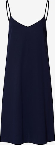 Hanro Nachthemd 'Cotton Silk' in Blau: Vorderseite