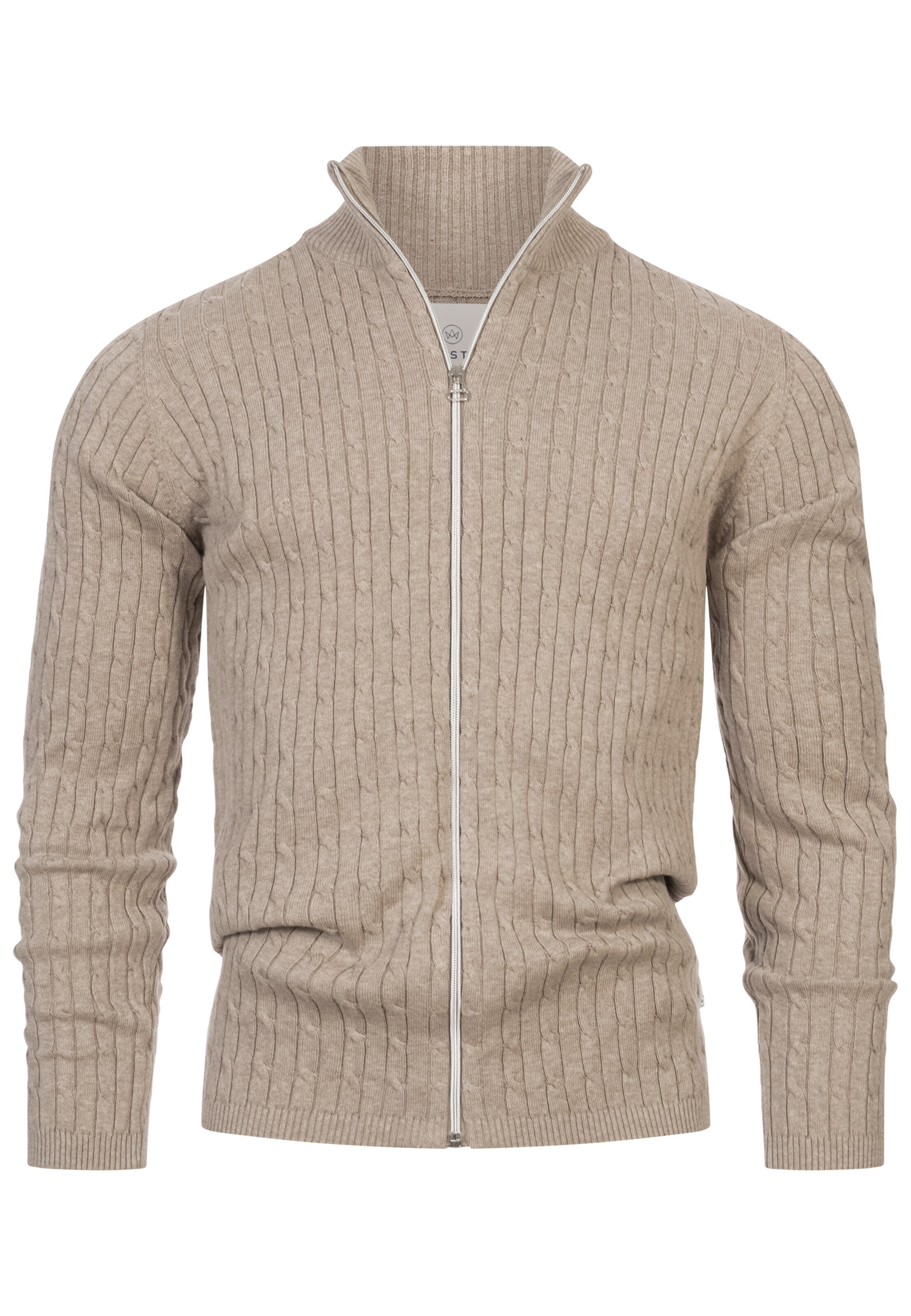 Kronstadt Strickjacke in Beige: Vorderseite