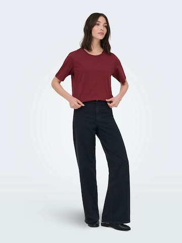 JDY Футболка 'JDYREX' в Красный