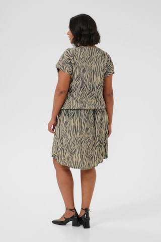 KAFFE CURVE Blouse 'Maren' in Beige