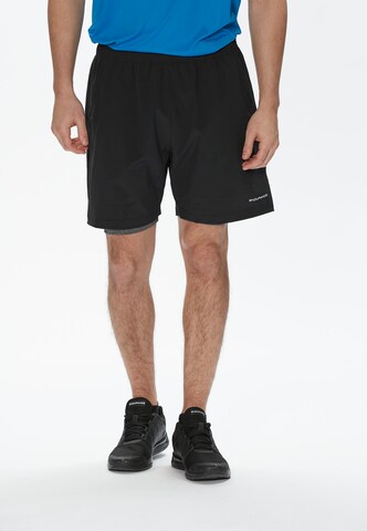 ENDURANCE Regular Sportshorts 'Gatun' in Schwarz: predná strana