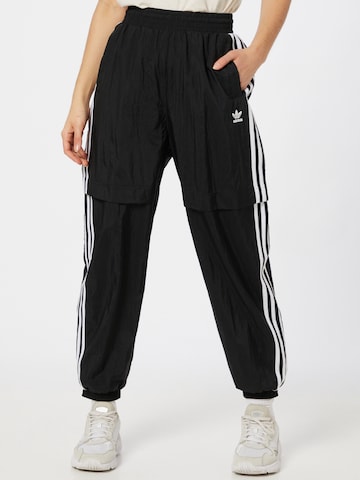 Tapered Pantaloni 'Japona' de la ADIDAS ORIGINALS pe negru: față