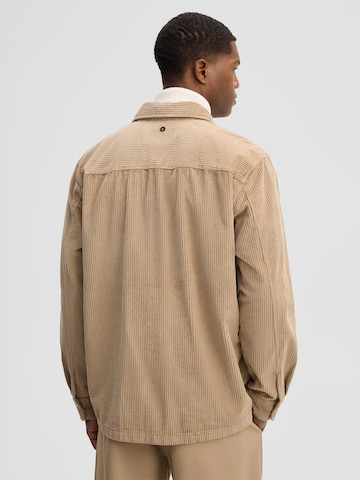 Coupe regular Chemise business STRELLSON en beige