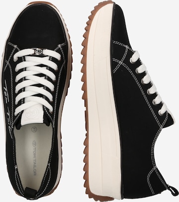 Sneaker low de la TOM TAILOR pe negru