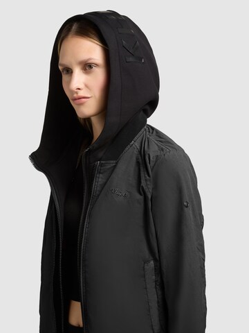 khujo Between-season jacket 'MEETS 2IN1' in Black