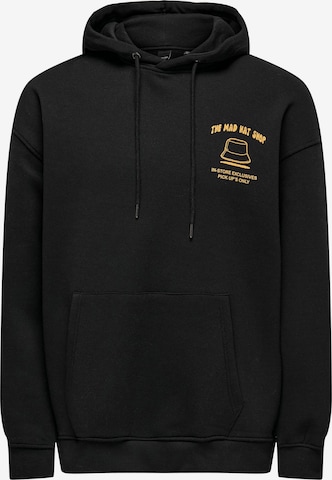 Only & Sons Sweatshirt 'Faris' in Black: front