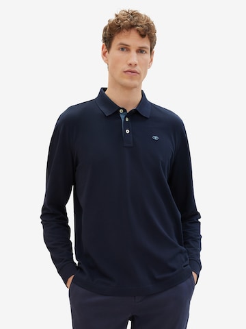 TOM TAILOR Poloshirt in Blau: predná strana