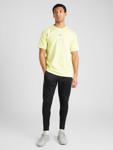 T-Shirt fonctionnel 'Spain Travel' ADIDAS PERFORMANCE en jaune