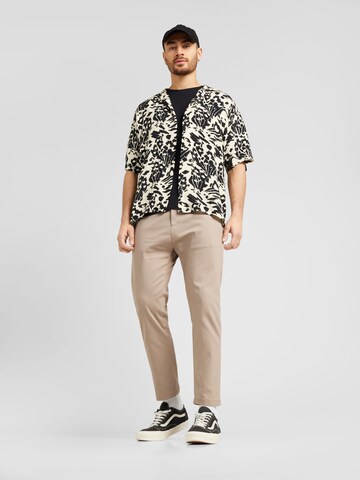 JACK & JONES - Regular Fit Camisa 'LUKE' em bege