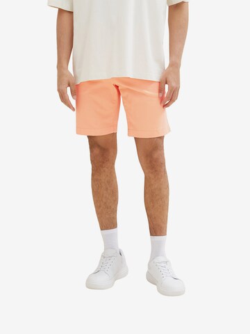 TOM TAILOR Regular Shorts in Orange: predná strana