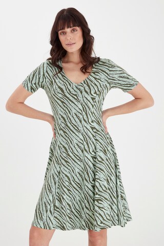Robe Fransa en vert : devant