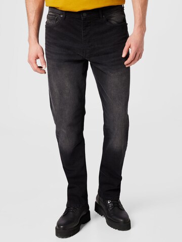 BURTON MENSWEAR LONDON Regular Jeans in Zwart: voorkant