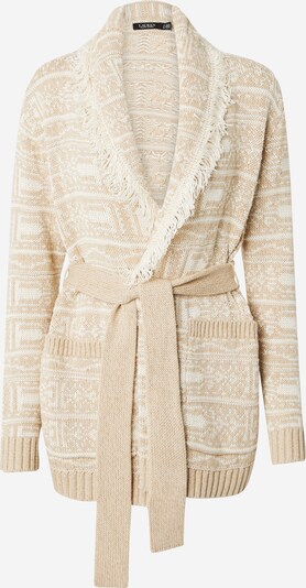 Lauren Ralph Lauren Strickjacke 'RUZITA' in creme / hellbraun, Produktansicht