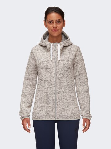 MAMMUT Fleecejacke 'Chamuera' in Beige: Vorderseite