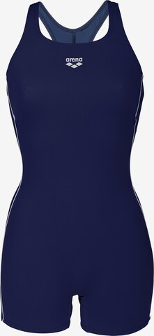 ARENA Bustier Sportbadpak 'FINDING' in Blauw: voorkant