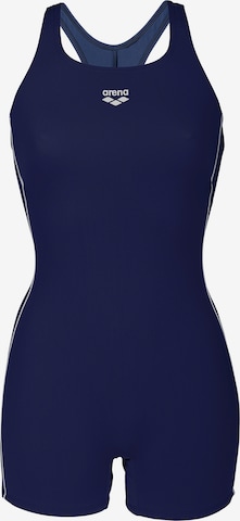 ARENA Bustier Badeanzug 'FINDING' in Blau: predná strana