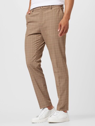 SELECTED HOMME - Regular Fato 'LIAM' em castanho