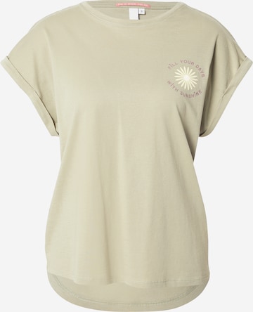 T-shirt QS en vert : devant