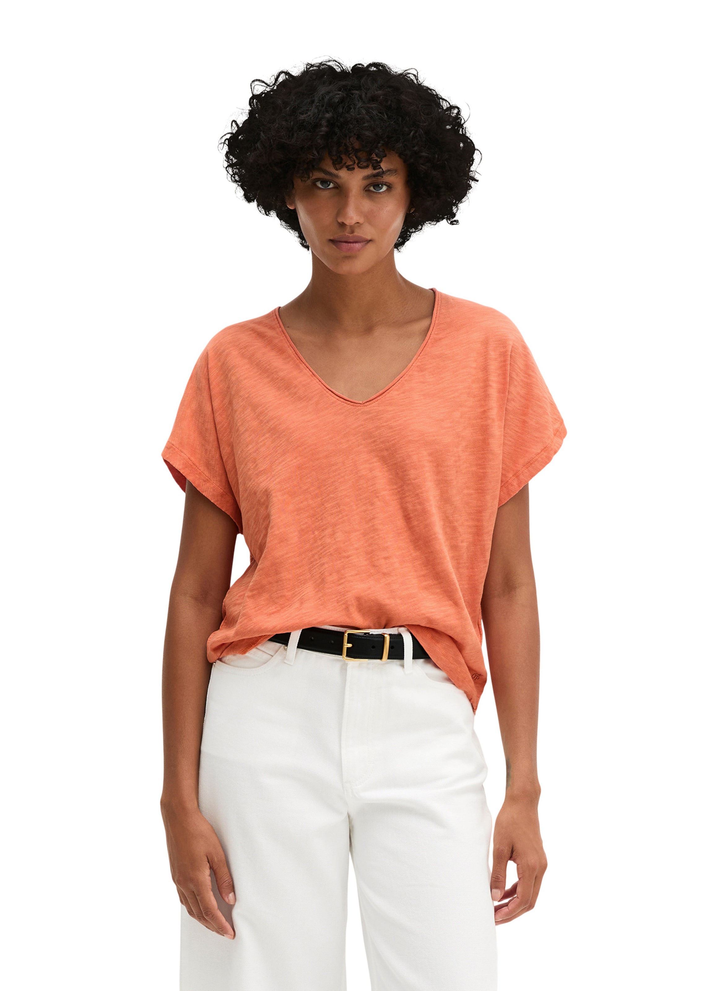 Marc O'Polo Shirt in Orange: front