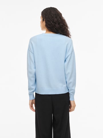 VILA Gebreid vest 'VIRIL' in Blauw