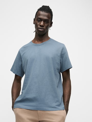 T-Shirt 'SLHASPEN ' SELECTED en bleu