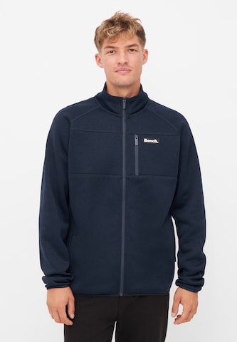 BENCH Fleecejacke in Blau: Vorderseite