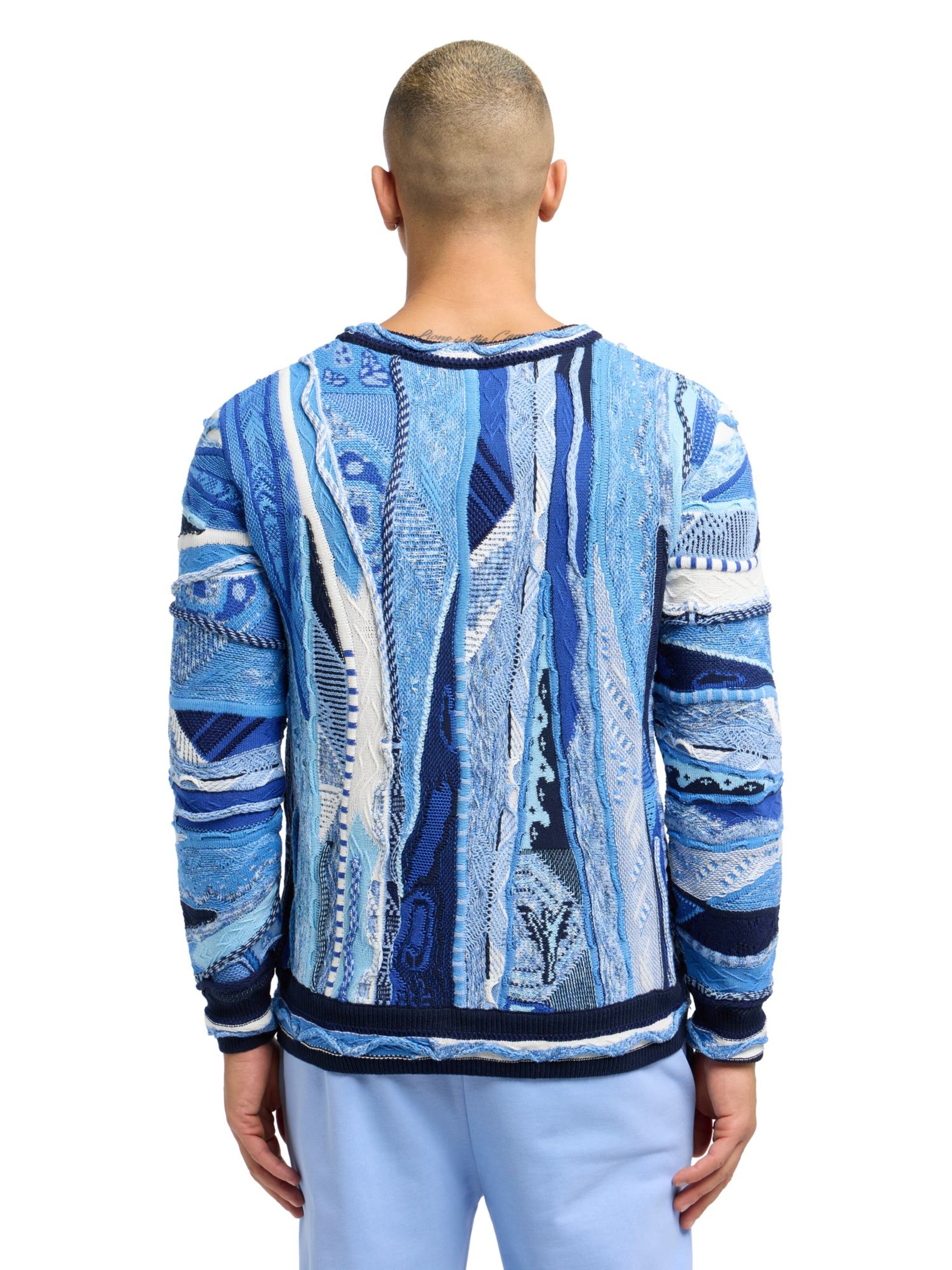 Carlo Colucci Trui 'Dondi' in Blauw