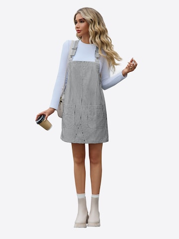 Imily Bela Dungaree skirt in Black