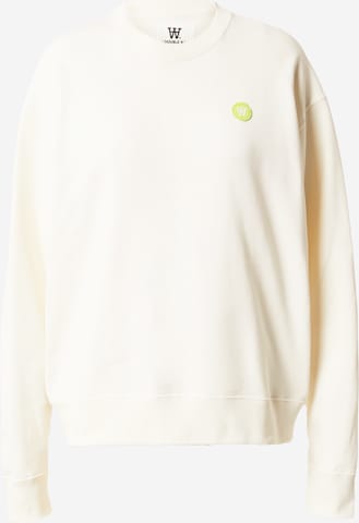 WOOD WOOD Sweatshirt 'Jess' in White: front