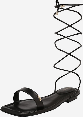 PATRIZIA PEPE Sandal i svart: framsida