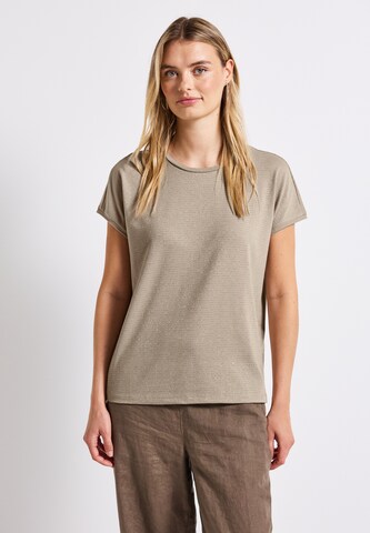 STREET ONE T-Shirt in Beige: Vorderseite