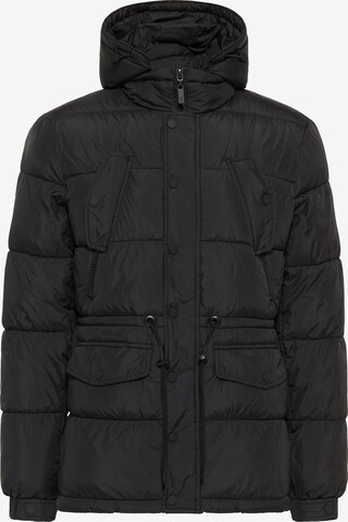 TUFFSKULL Winter Jacket in Black: front