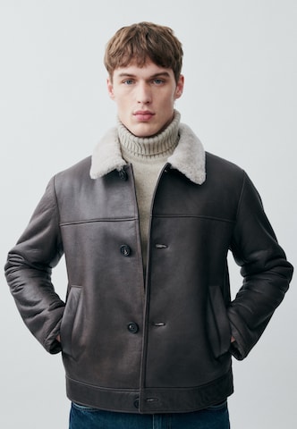 Werner Christ Winterjas in Bruin: voorkant