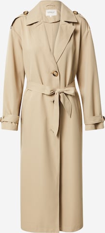 ONLY Between-Seasons Coat 'Line' in Beige: front