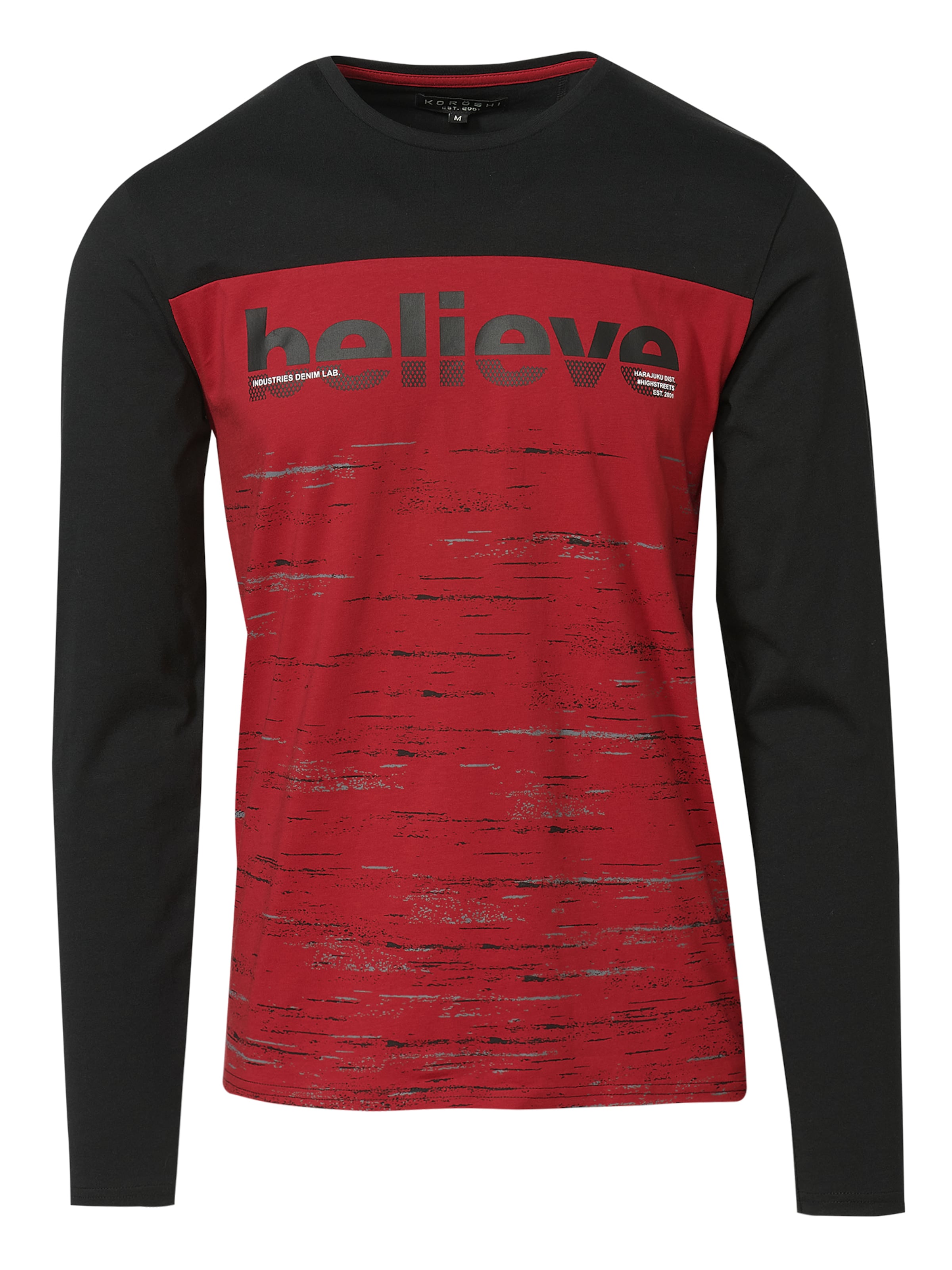 KOROSHI - Camisa em vermelho: frente