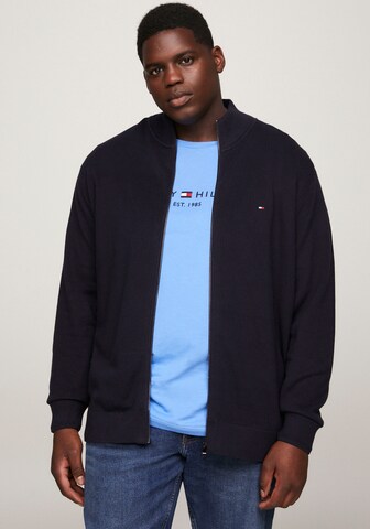 Tommy Hilfiger Big & Tall Strickjacke in Blau: Vorderseite