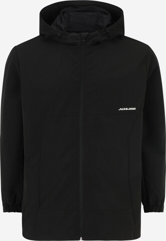 Jack & Jones Plus Jacke 'ALEX' in Schwarz: predná strana