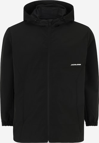 Jack & Jones Plus Between-Season Jacket 'ALEX' in Black: front