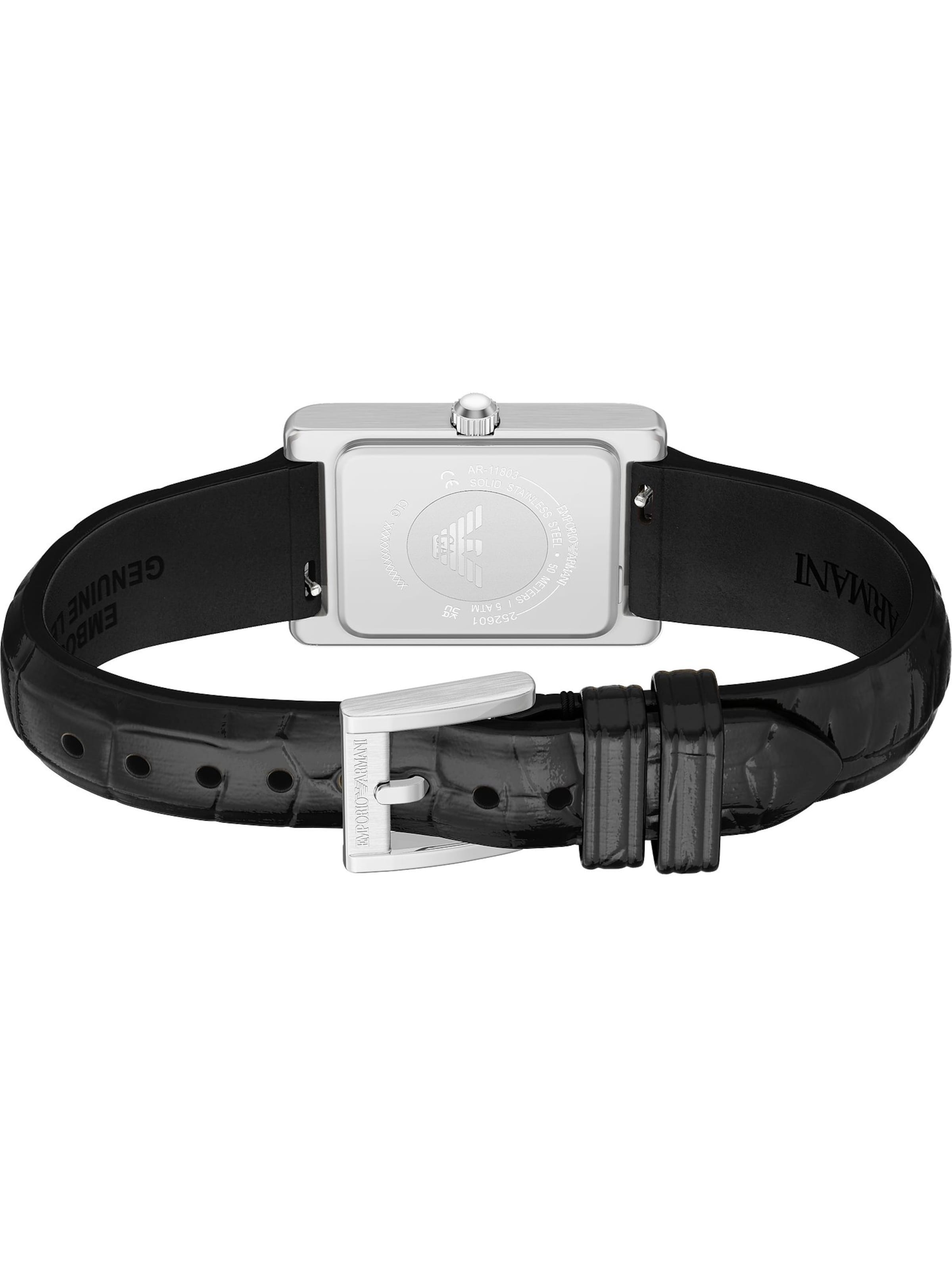 Emporio Armani Uhr in Schwarz