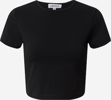 T-shirt 'Lara' EDITED en noir : devant