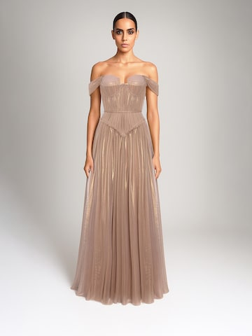 Robe de soirée 'Queen' acob a porter en or : devant